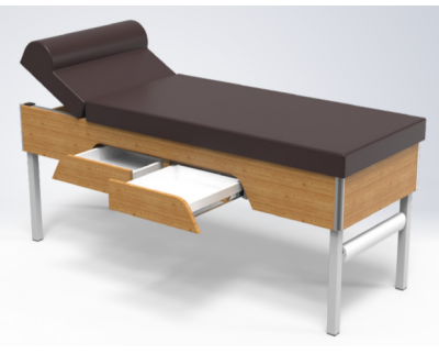WOODEN TREATMENT TABLE, Examination table, podiatry, baby examination trolley with scale, metal examination table, motorized examination table