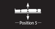 Kinderkrankenbett (3 Motoren) ALARA 3M — Position 5